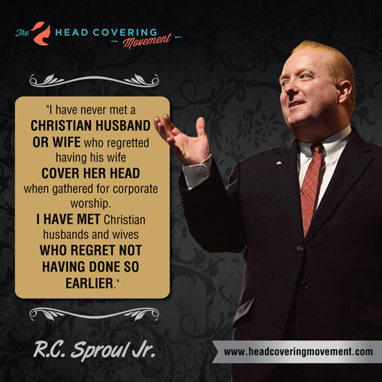 R.C. Sproul Jr. Head Covering Quote