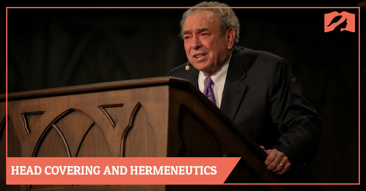 Head Covering and Hermeneutics (An Excerpt from "Knowing Scripture" by R.C. Sproul)