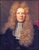 Man Wearing Periwig