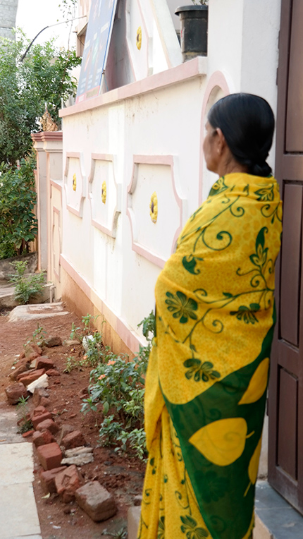 Traditional Indian attire made head covering easily accessible.