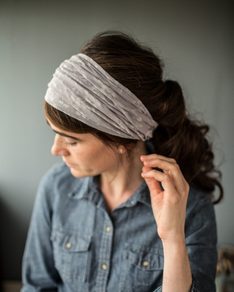 GarlandsofGraceSummerblueshadowsCowlheadcovering The Head Covering Movement